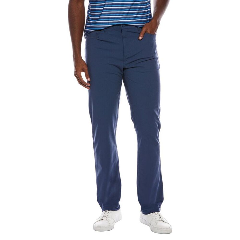 Ben Sherman Mens  4-Way Stretch Tech Pant, Blue